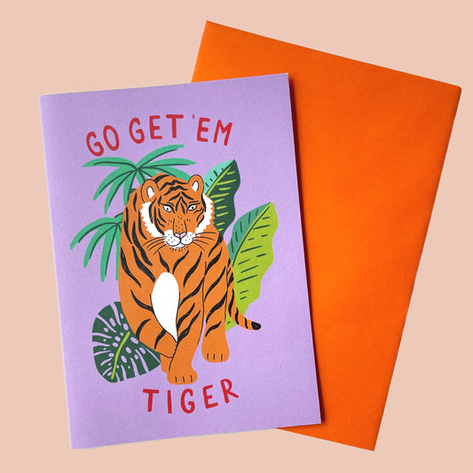 Go get 'em Tiger card