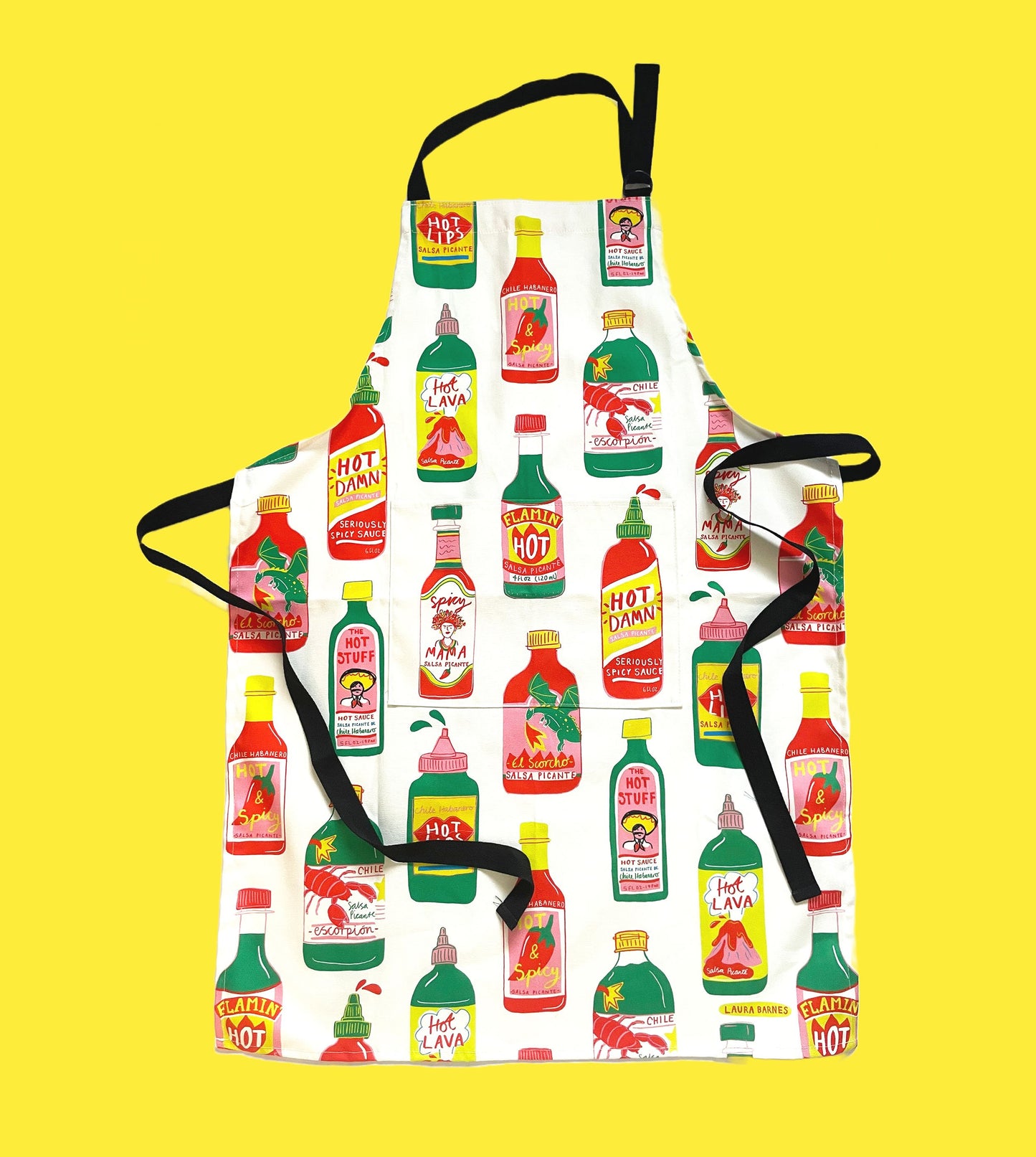 Hot Sauce Organic Cotton Apron