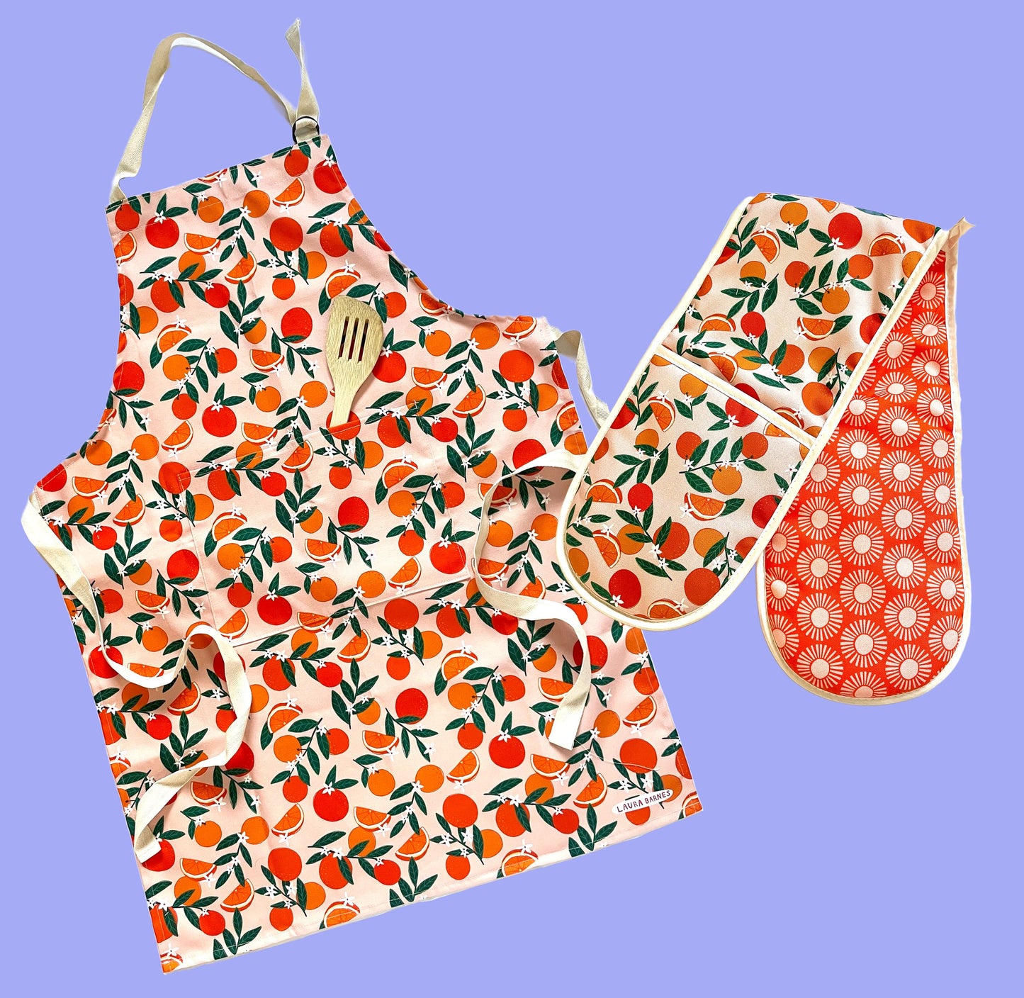 Sevilla Oranges Organic Cotton oven gloves