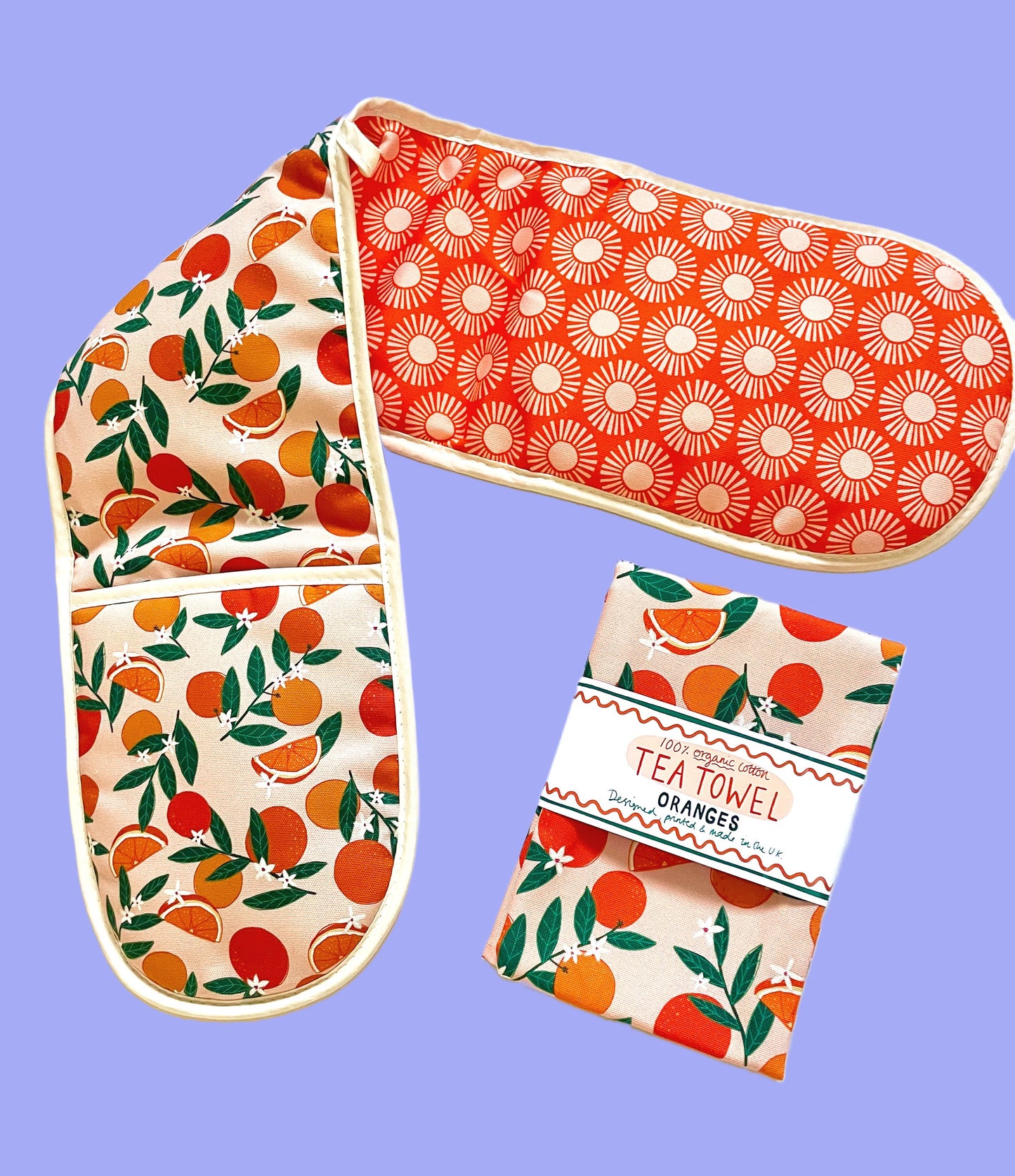 Sevilla Oranges Organic Cotton oven gloves