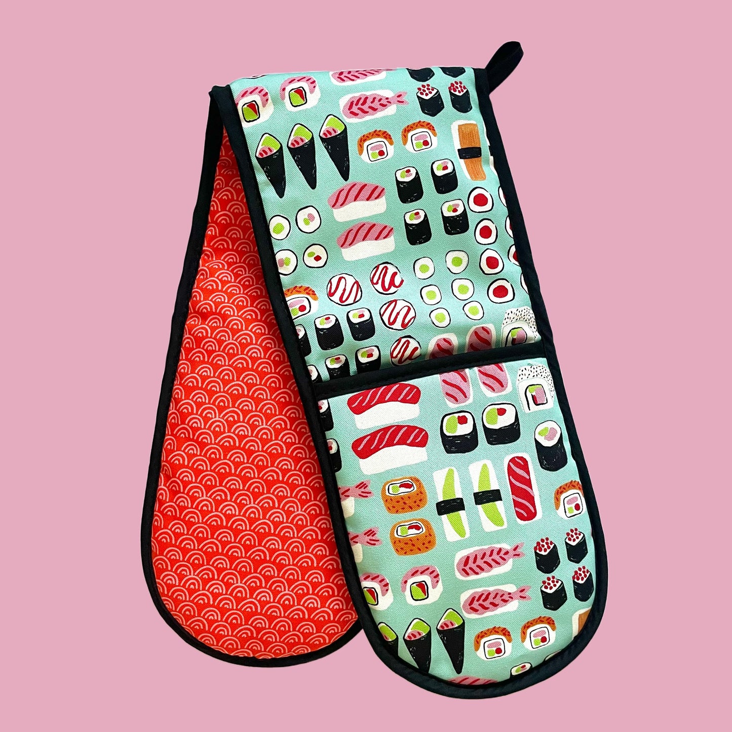 Sushi Organic Cotton Oven Gloves