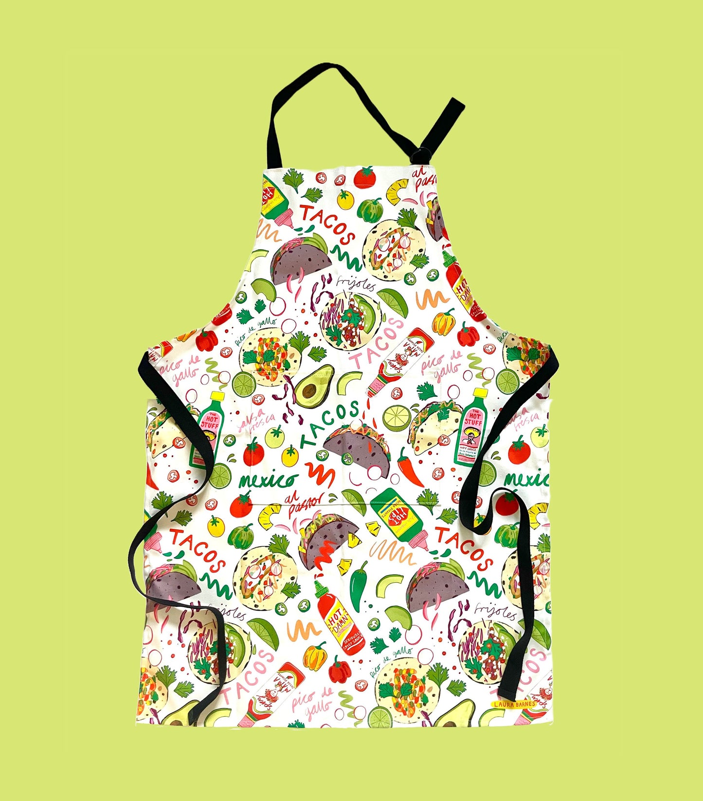 Tacos Organic Cotton Apron