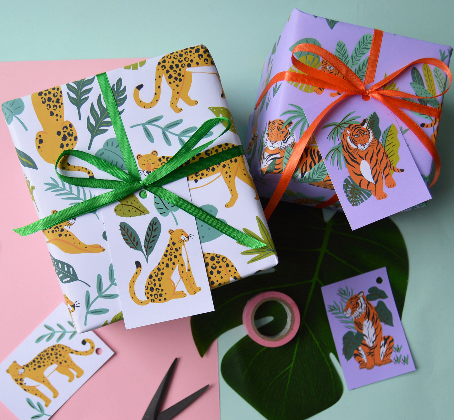 Jungle Tigers Wrapping Paper