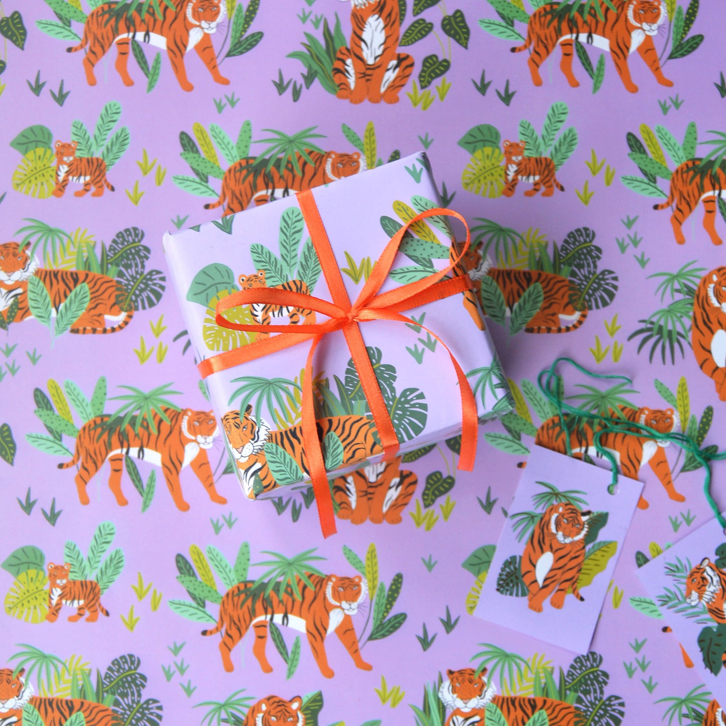 Jungle Tigers Wrapping Paper