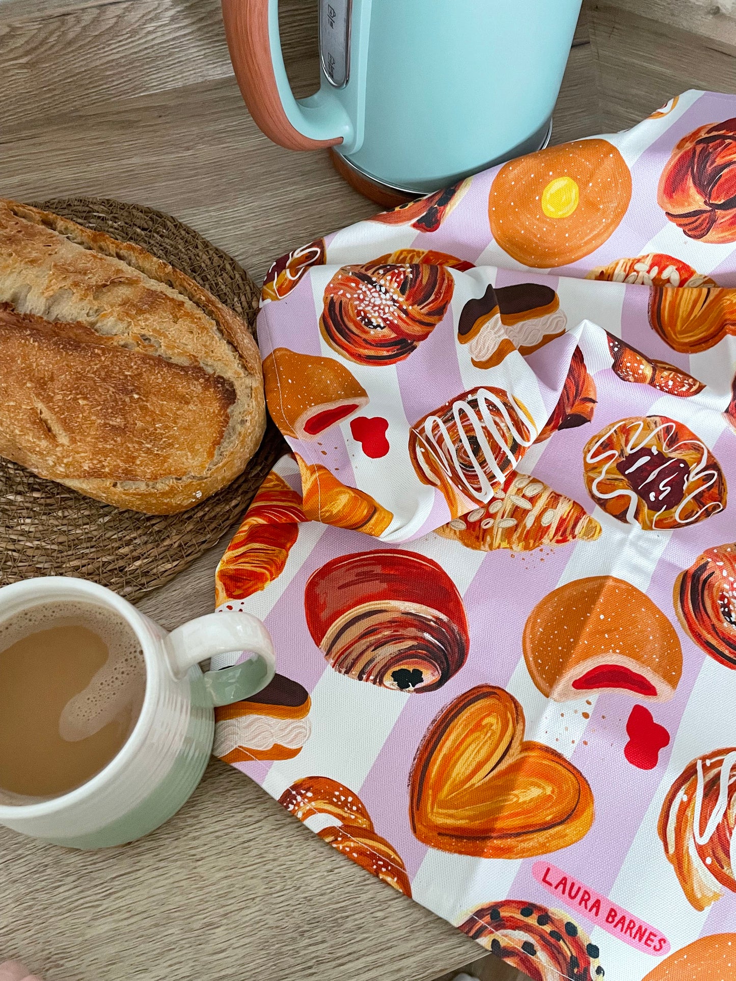 Sweet Treats Bakery Organic Cotton Tea Towel