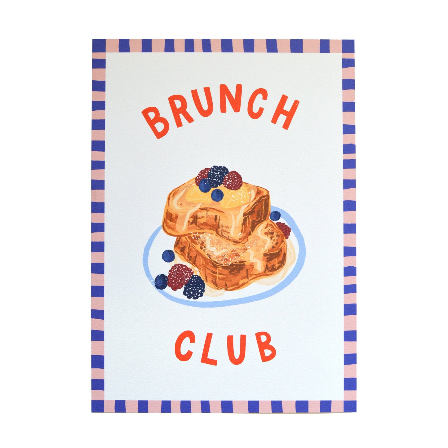 Brunch Club Art Print: French toast