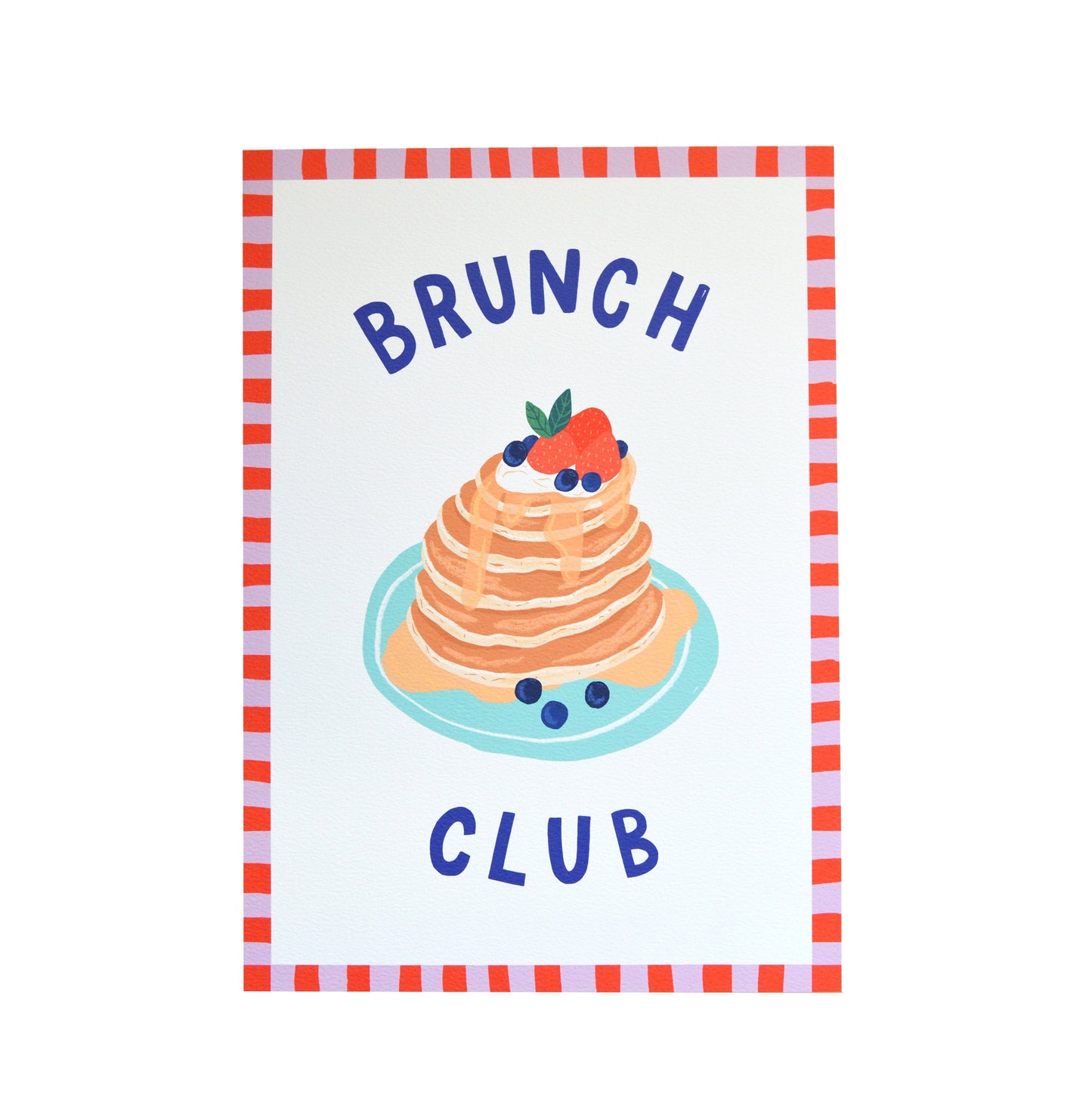 Brunch Club Art Print: Pancakes