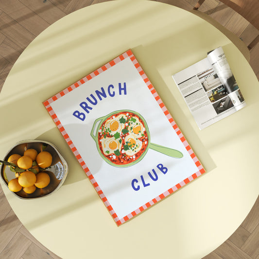 Brunch Club Art Print: Shakshouka