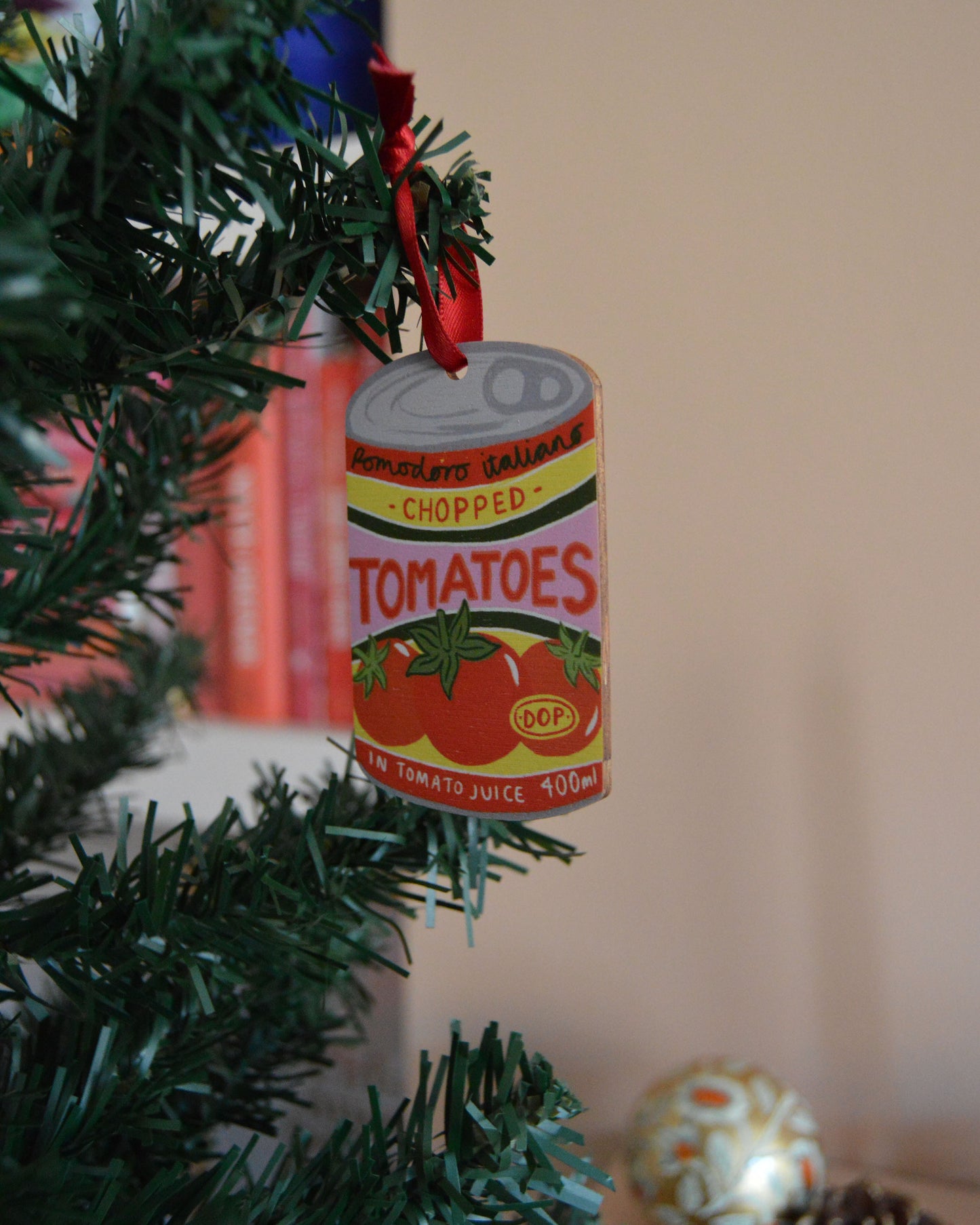 Chopped Tomatoes Christmas Decoration