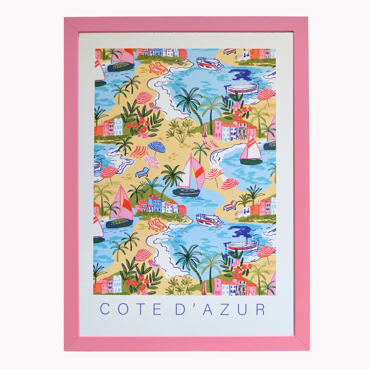 Cote d'Azur Art Print