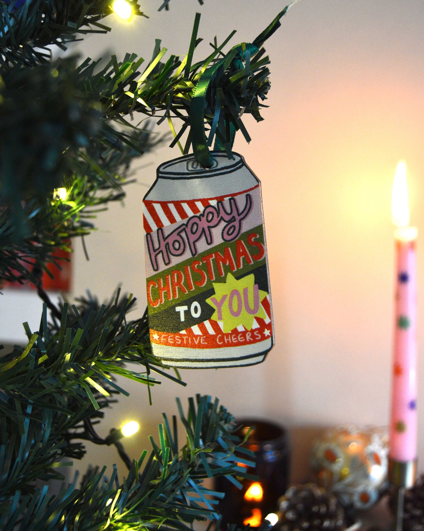 Craft Beer Can Christmas Decoration