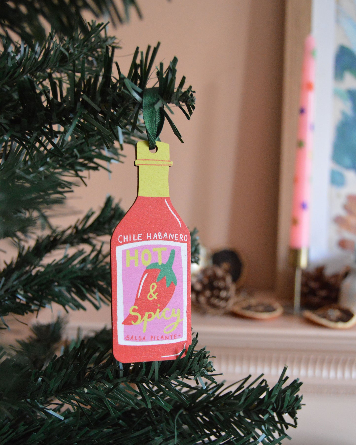 Hot Sauce Christmas Decoration