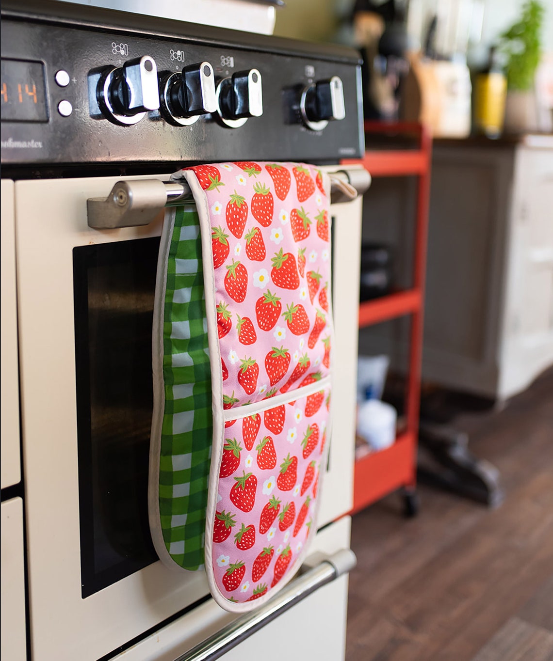 Sweet Strawberries Organic Cotton Apron