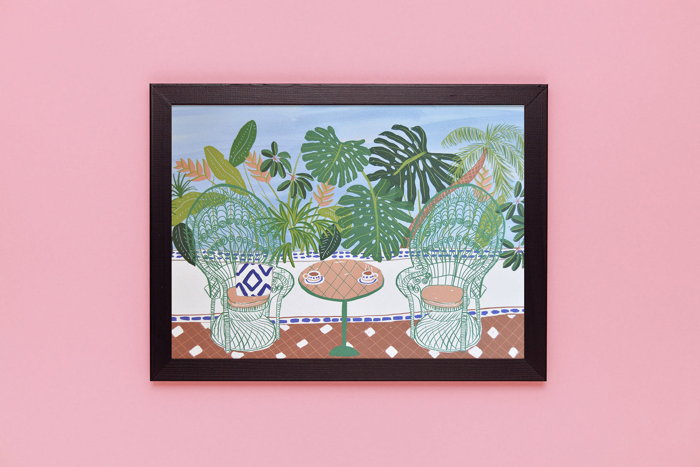 Jungle Balcony art print