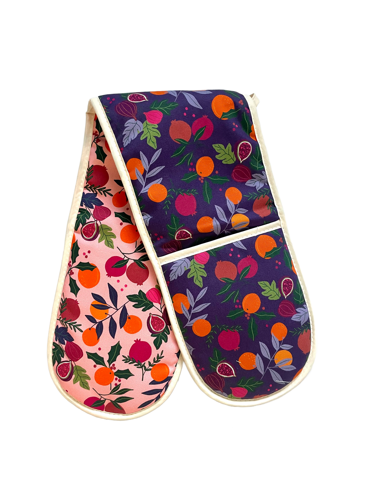 Botanical Fruits Organic Cotton oven gloves