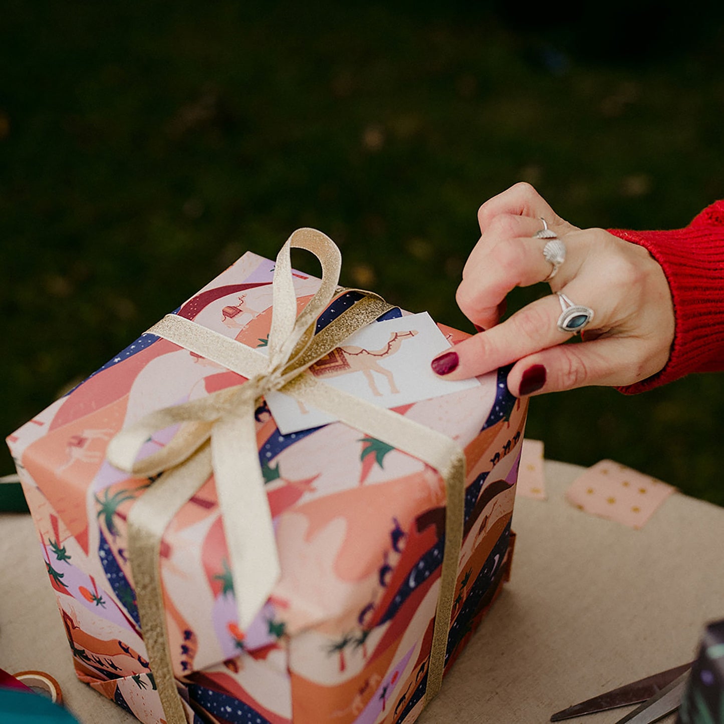 Desert Days & Nights Christmas Wrapping Paper