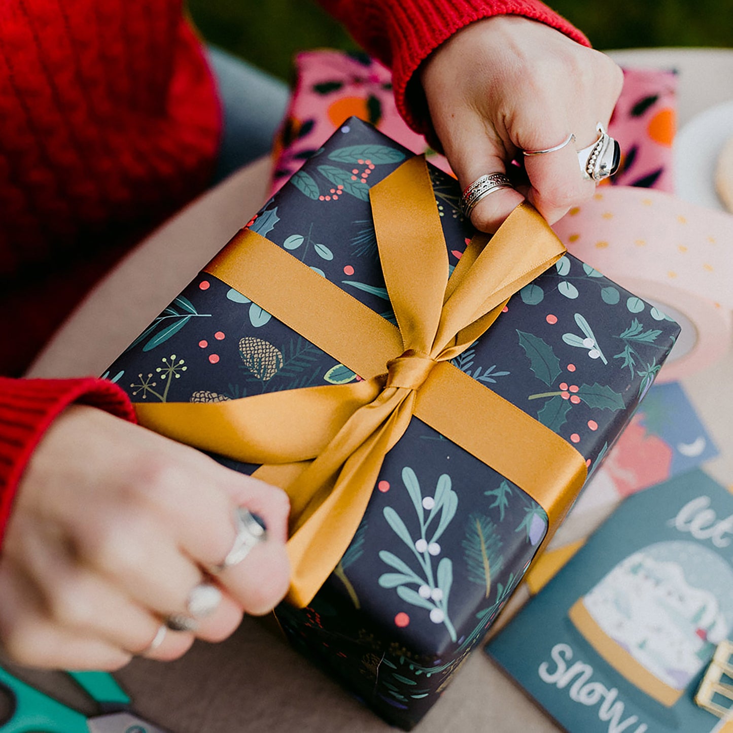 Festive Foliage Christmas Wrapping Paper