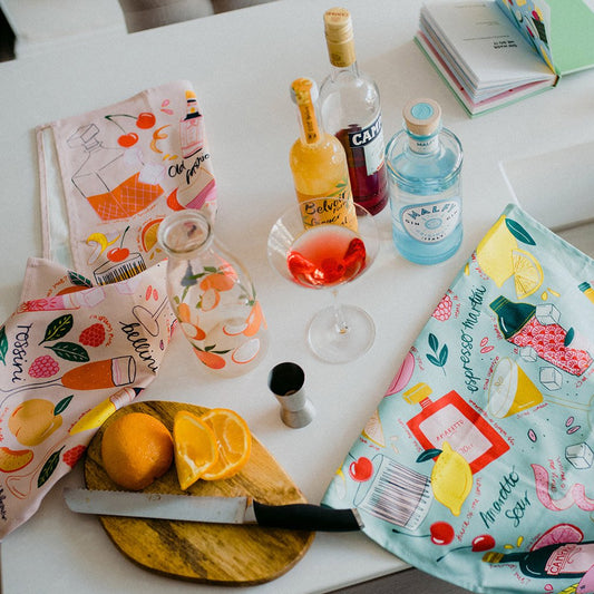 Cocktail Party Tea Towel Gift Bundle