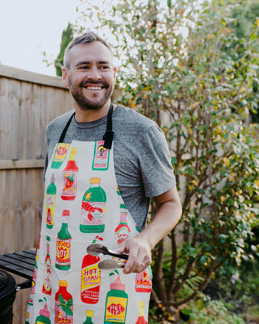 Hot Sauce Organic Cotton Apron