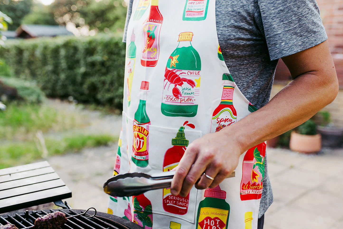 Hot Sauce Organic Cotton Apron