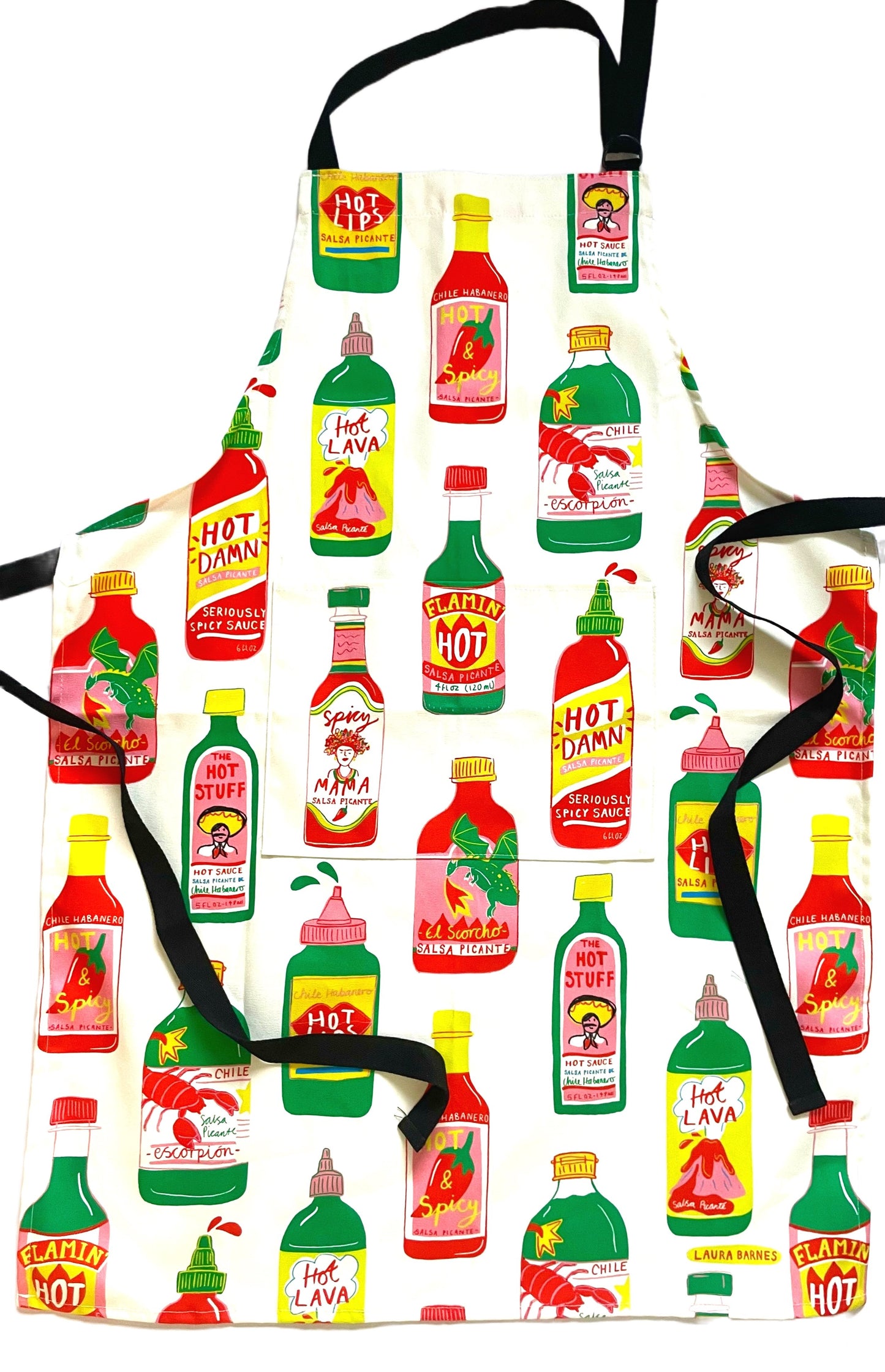 Hot Sauce Organic Cotton Apron