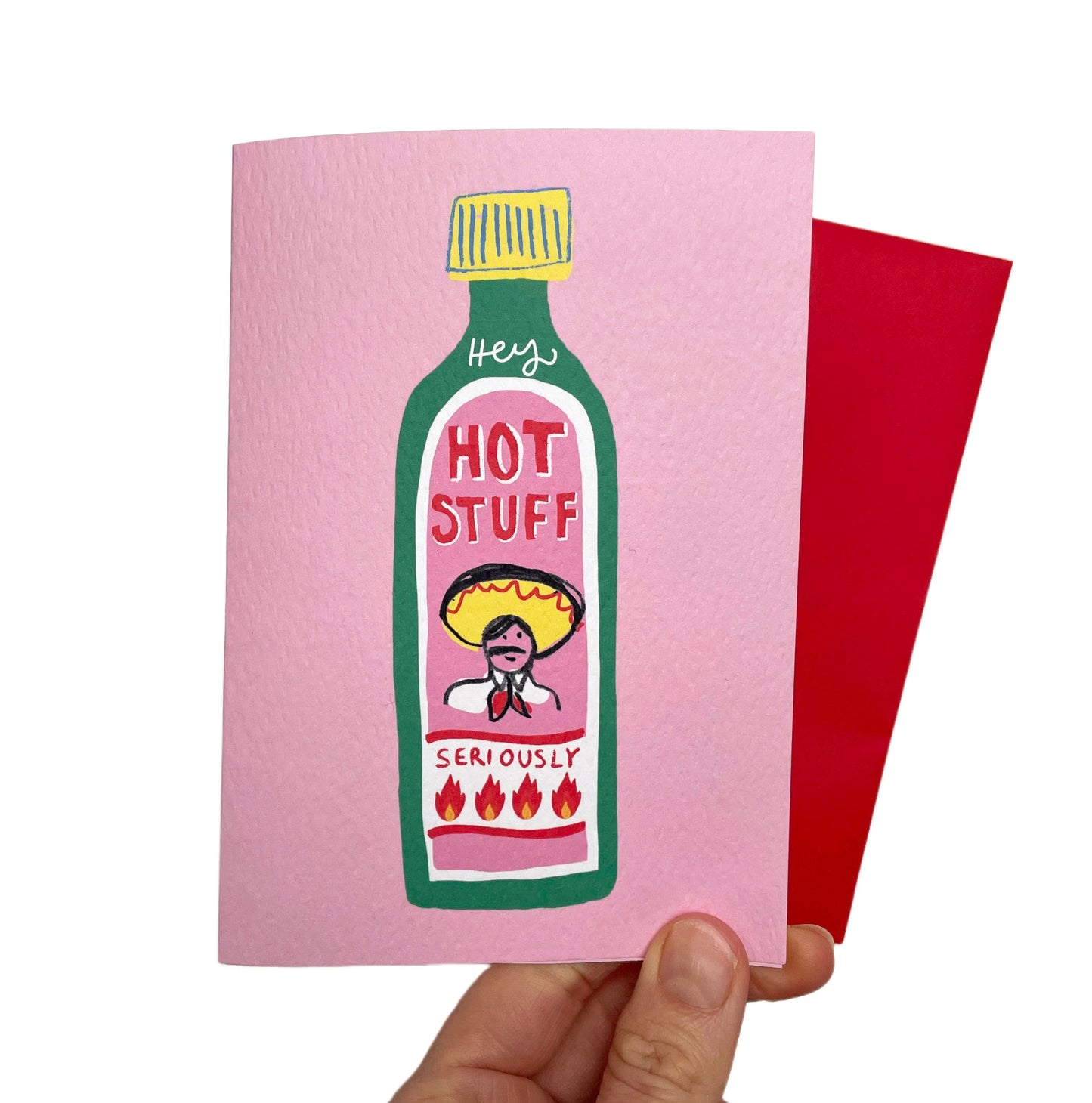 Hey hot stuff card