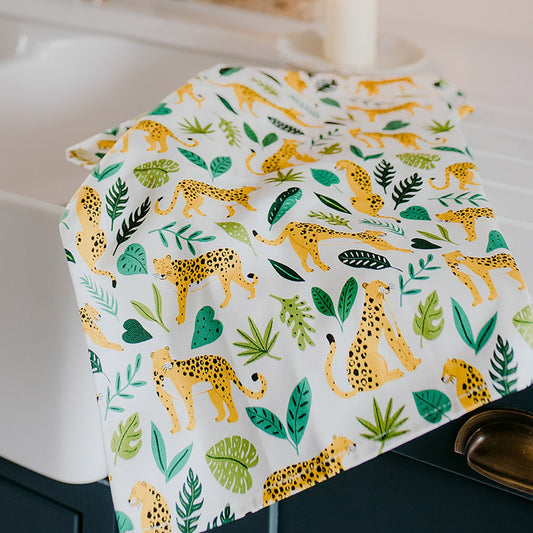 Jungle Leopard Organic Cotton Tea Towel