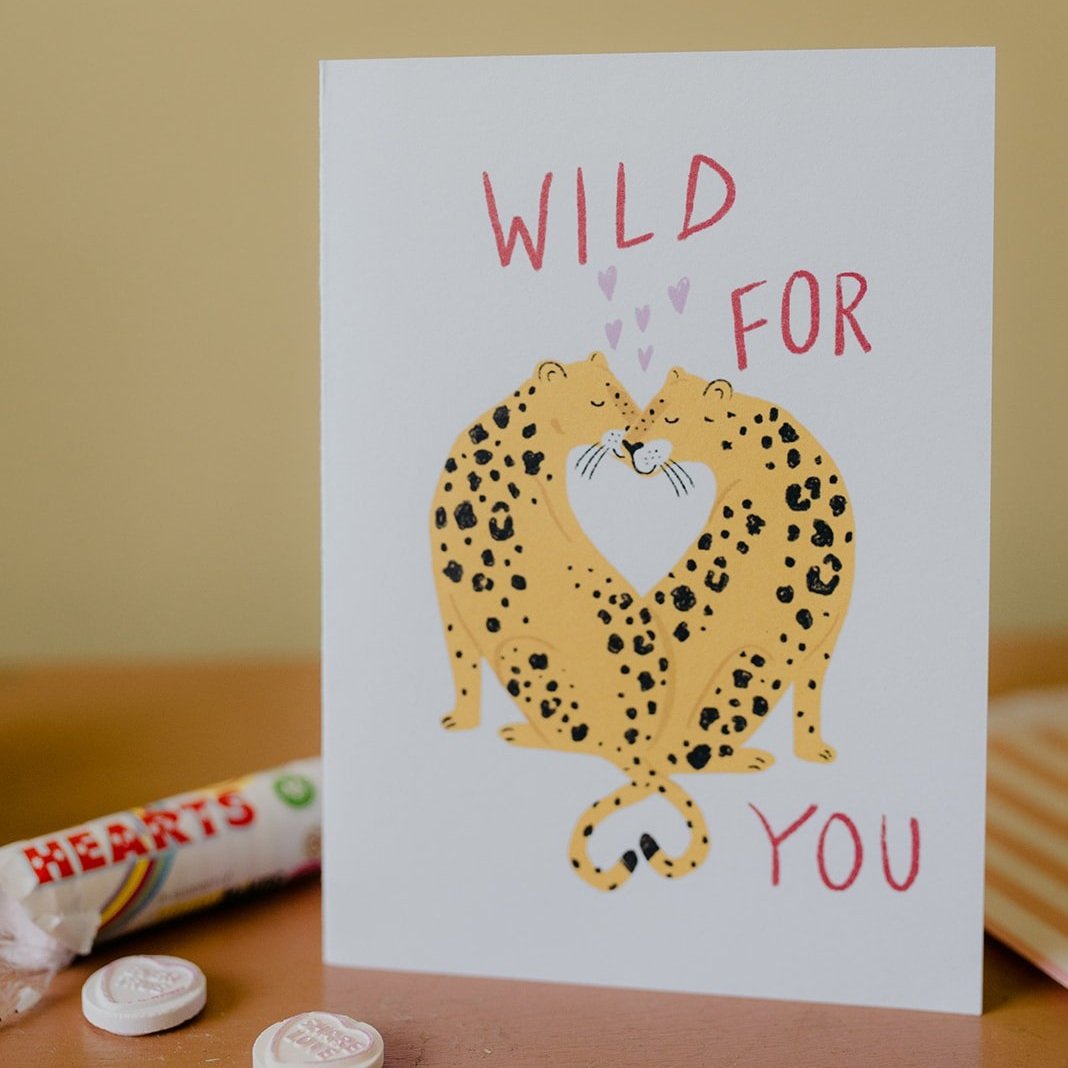 Wild for you - Leopards Card