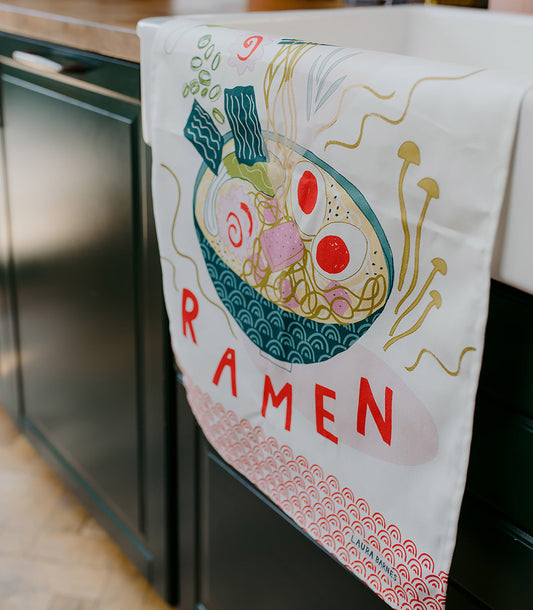 Ramen Organic Cotton Tea Towel