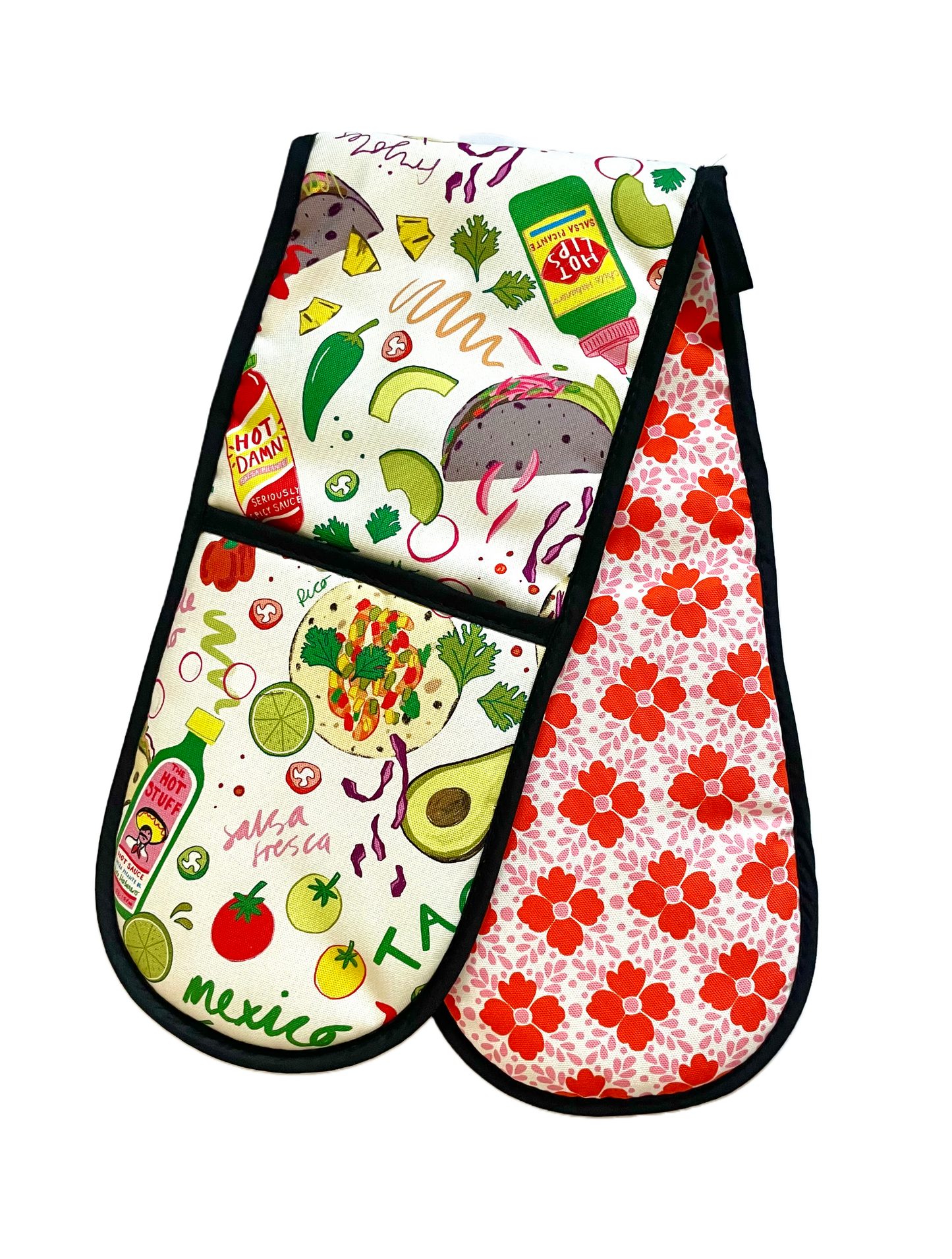 Tacos Organic Cotton Oven Gloves