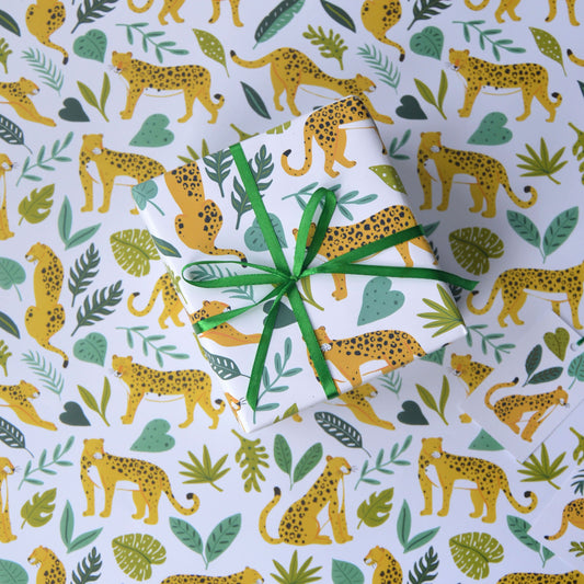 Jungle Leopard Wrapping Paper