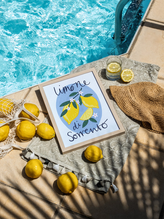 Limone di Sorrento Art Print