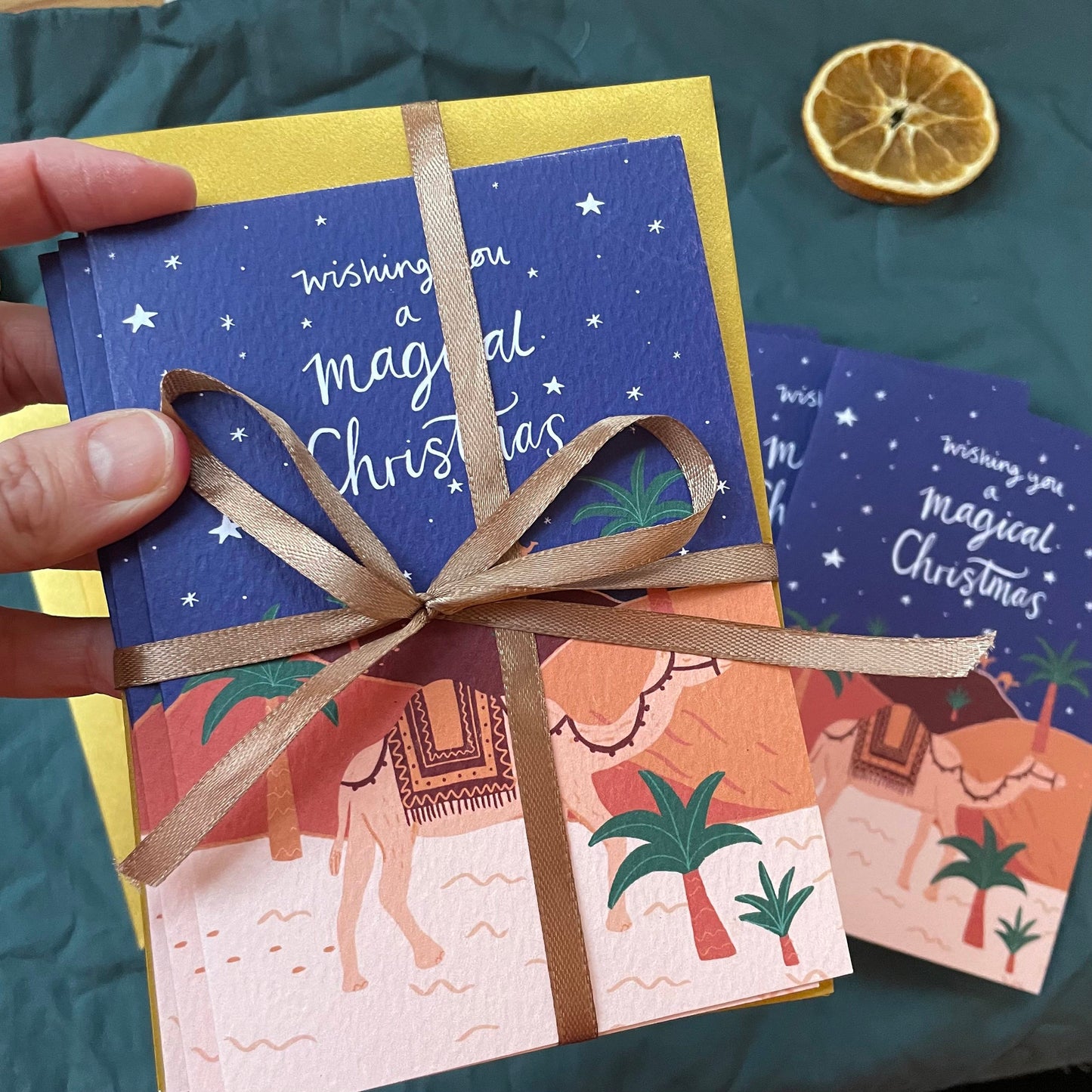 Magical Desert Christmas card