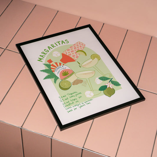 Margarita Cocktail Art Print