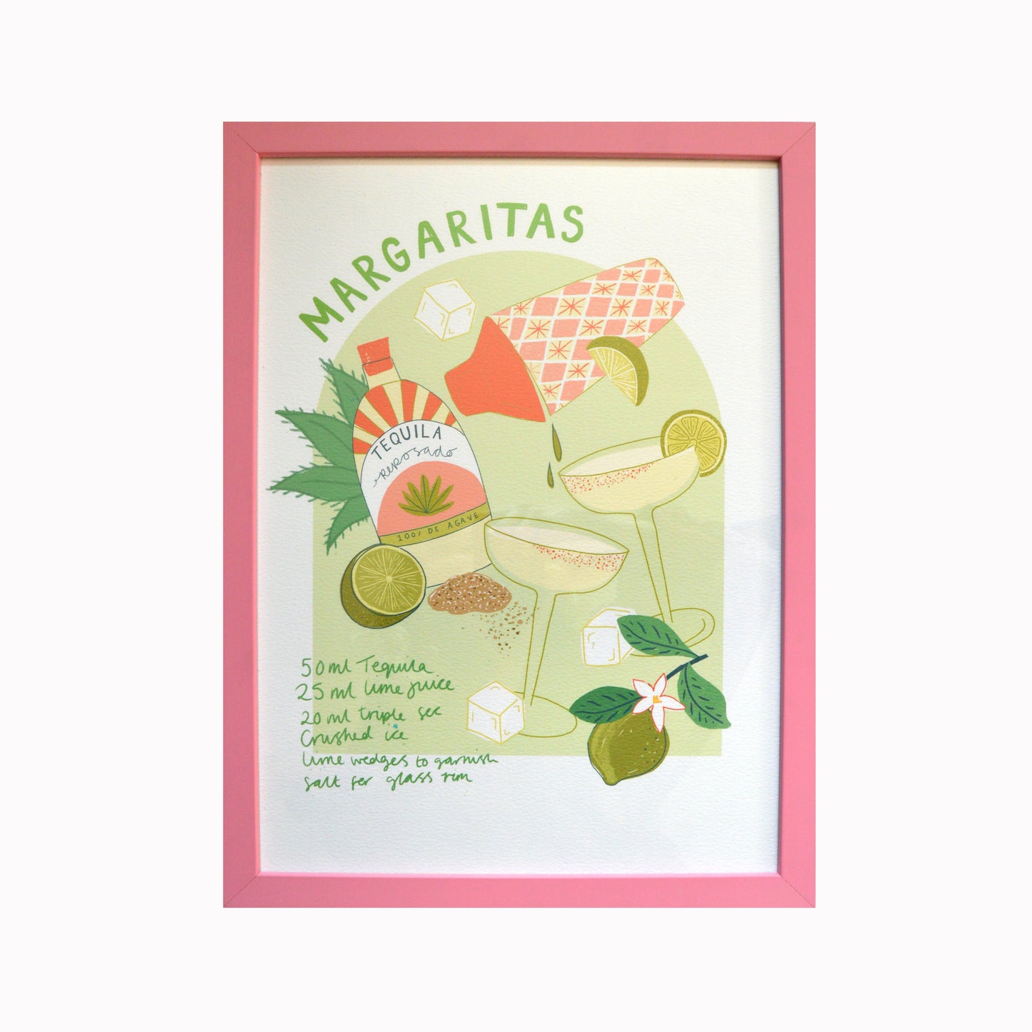 Margarita Cocktail Art Print