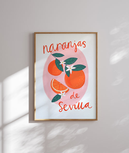 Naranjas de Sevilla Art Print