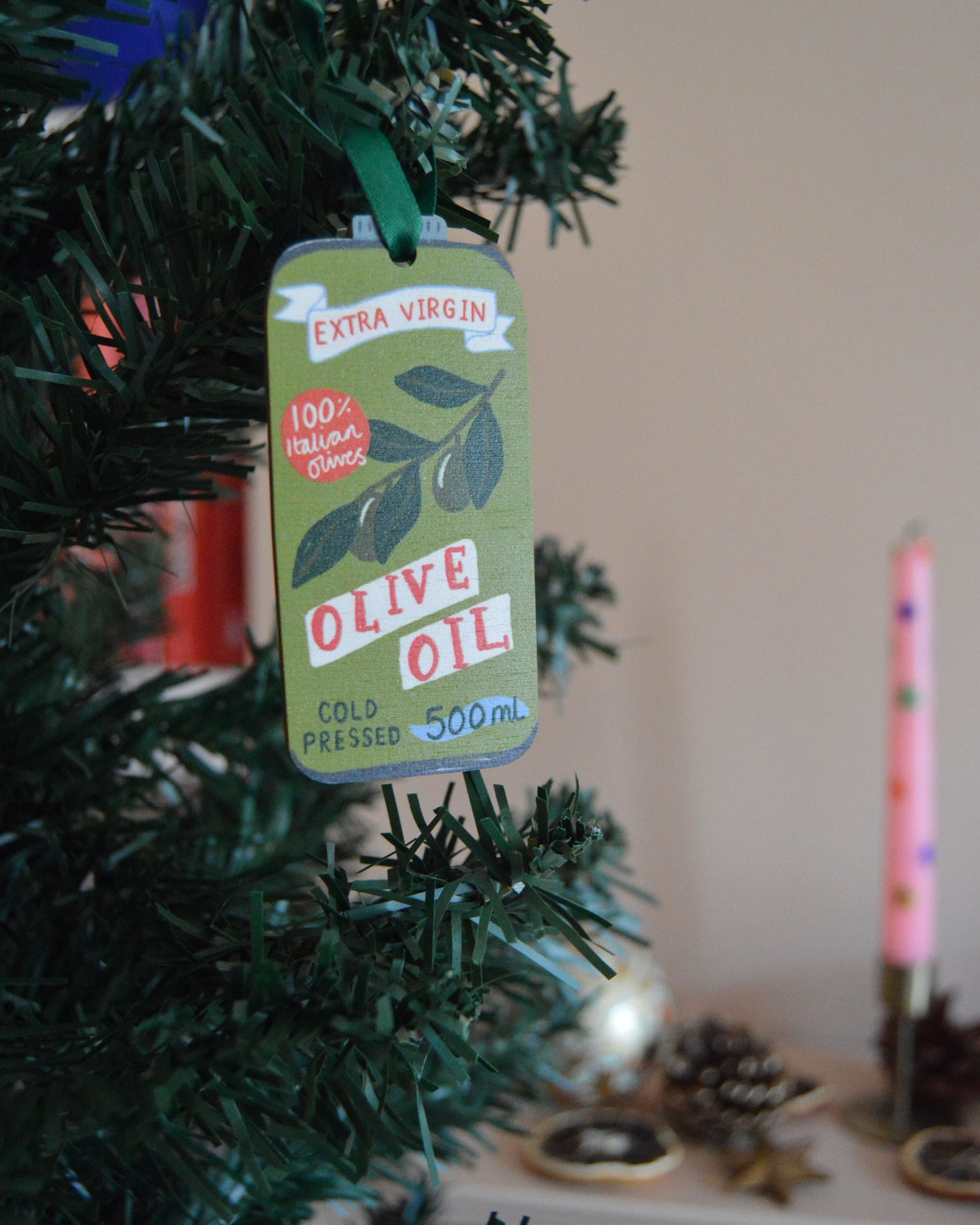 Olive Oil Can Christmas Decoration