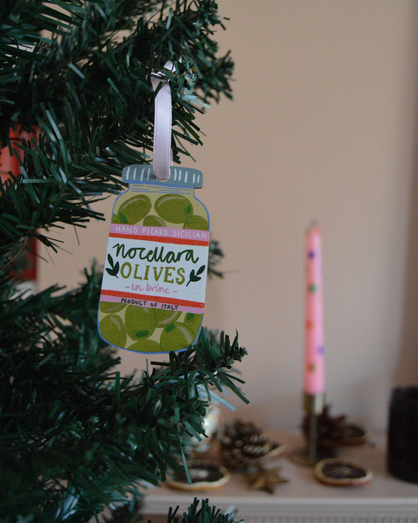 Nocellara Olives Christmas Decoration