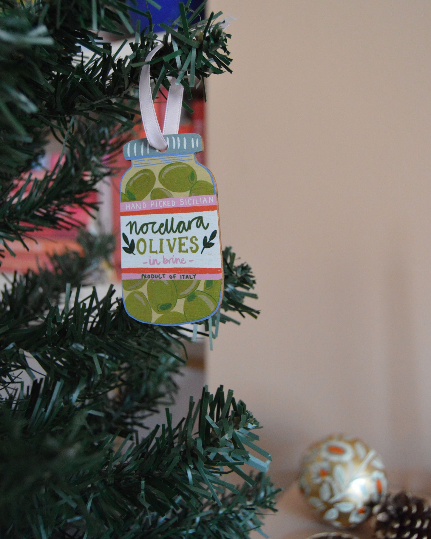 Nocellara Olives Christmas Decoration