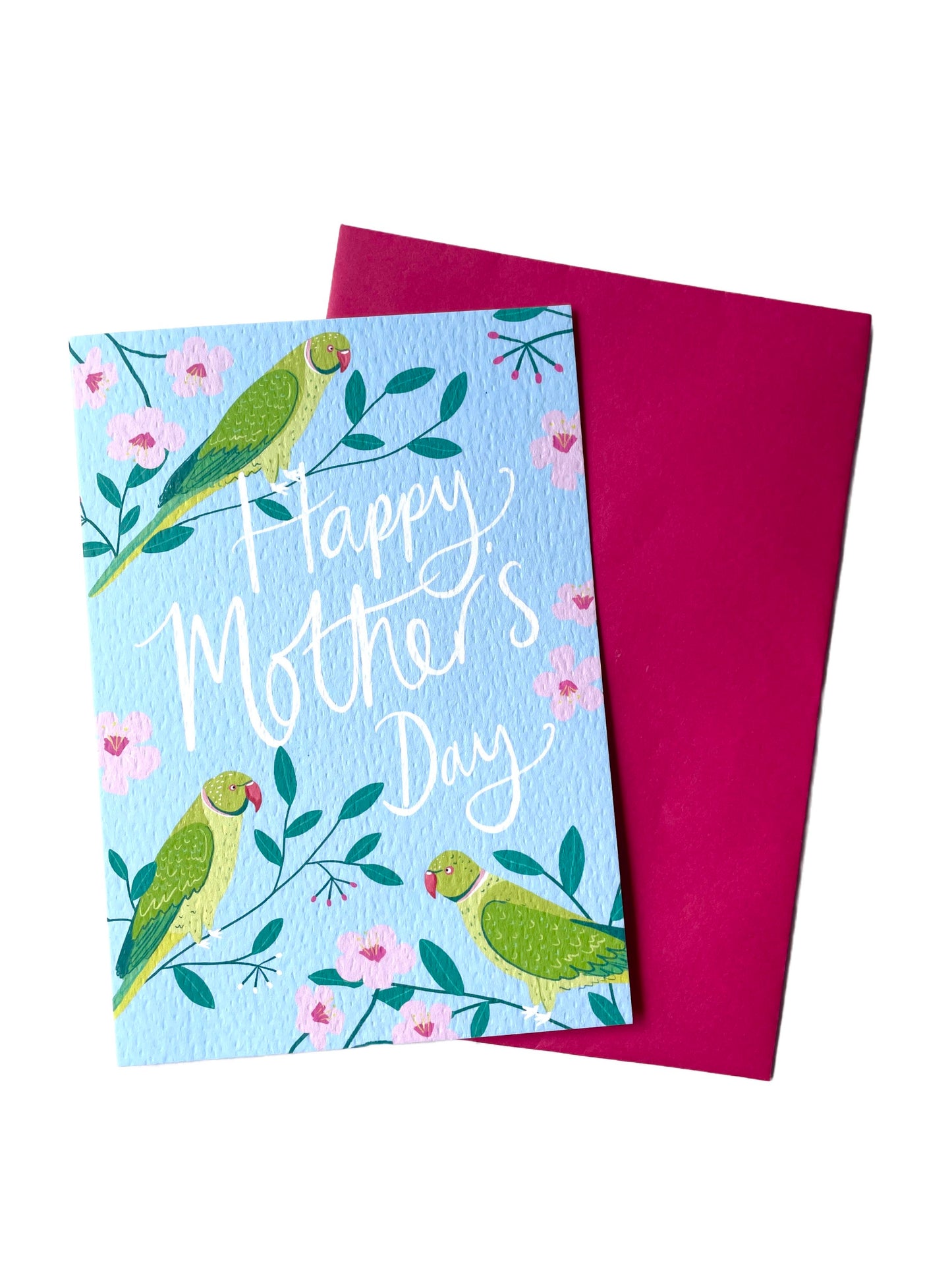 Parakeets Mother's Day Card