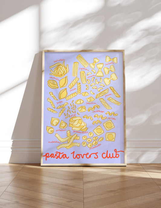 Pasta lovers Club Art Print