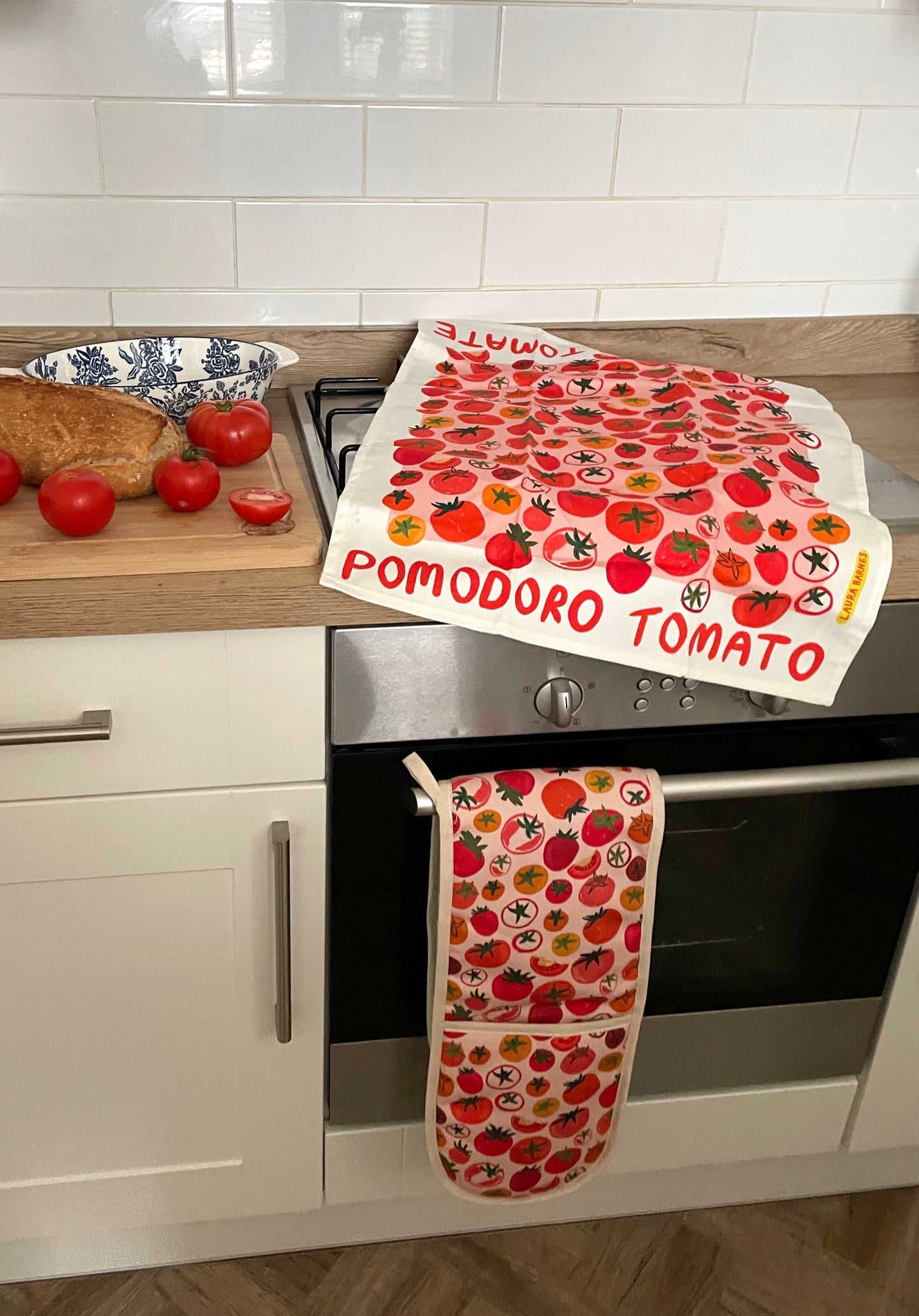 Pomodoro Tomatoes Organic Cotton Tea Towel