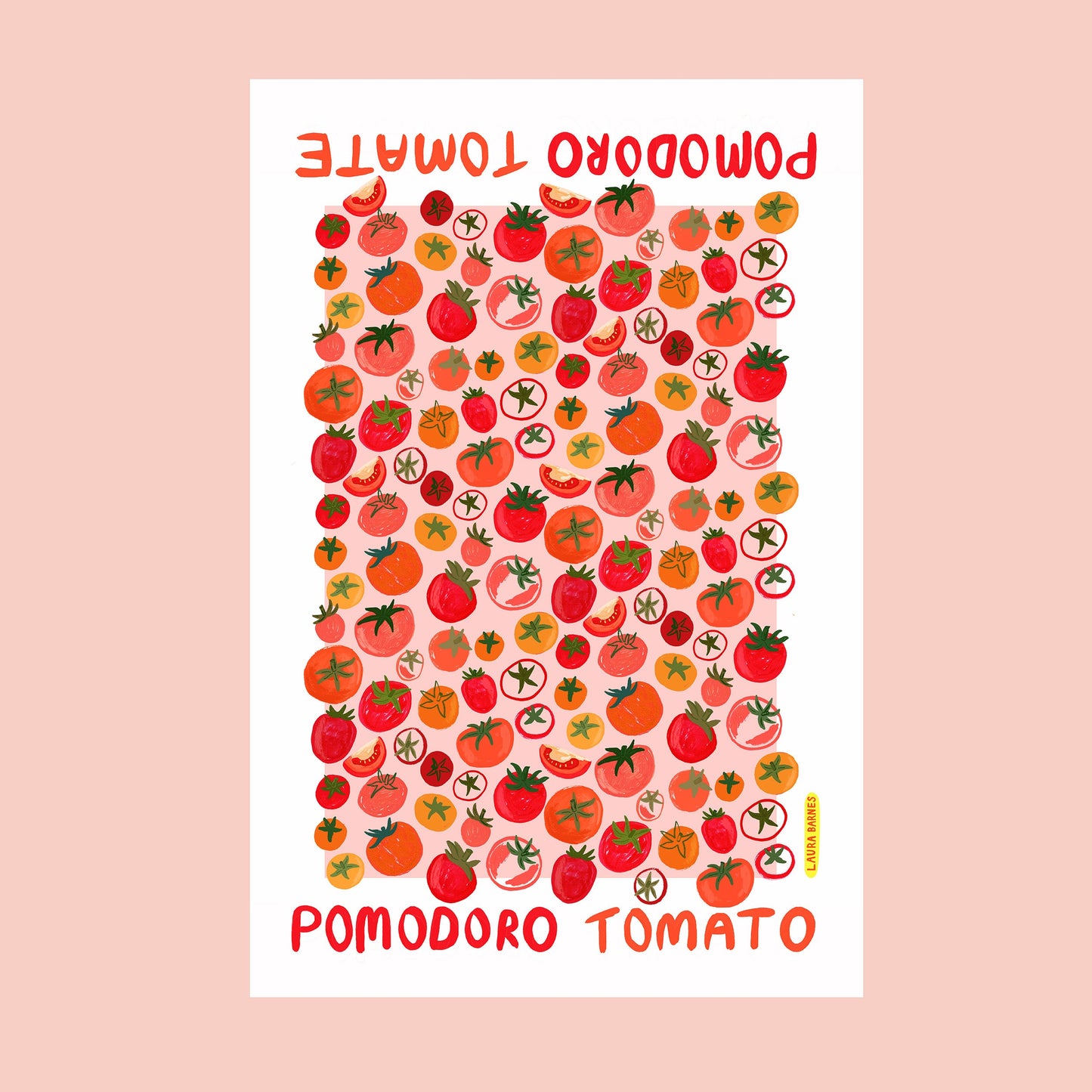 Pomodoro Tomatoes Organic Cotton Tea Towel