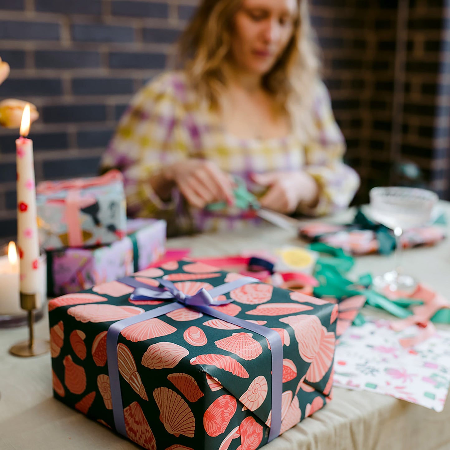 Shells Wrapping Paper