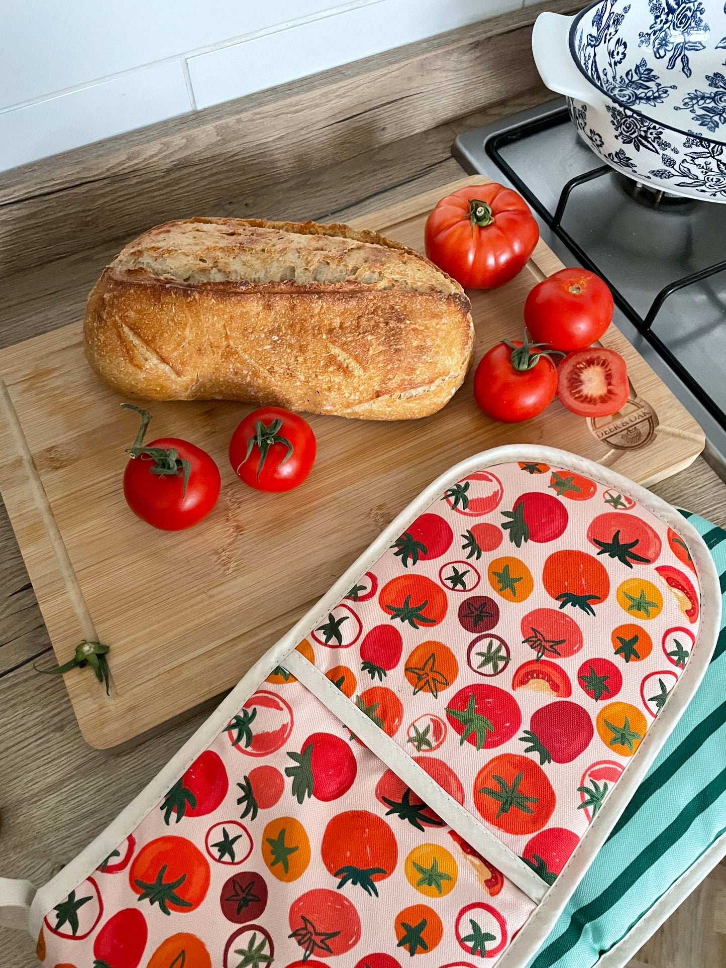 Pomodoro Tomatoes Organic Cotton oven gloves