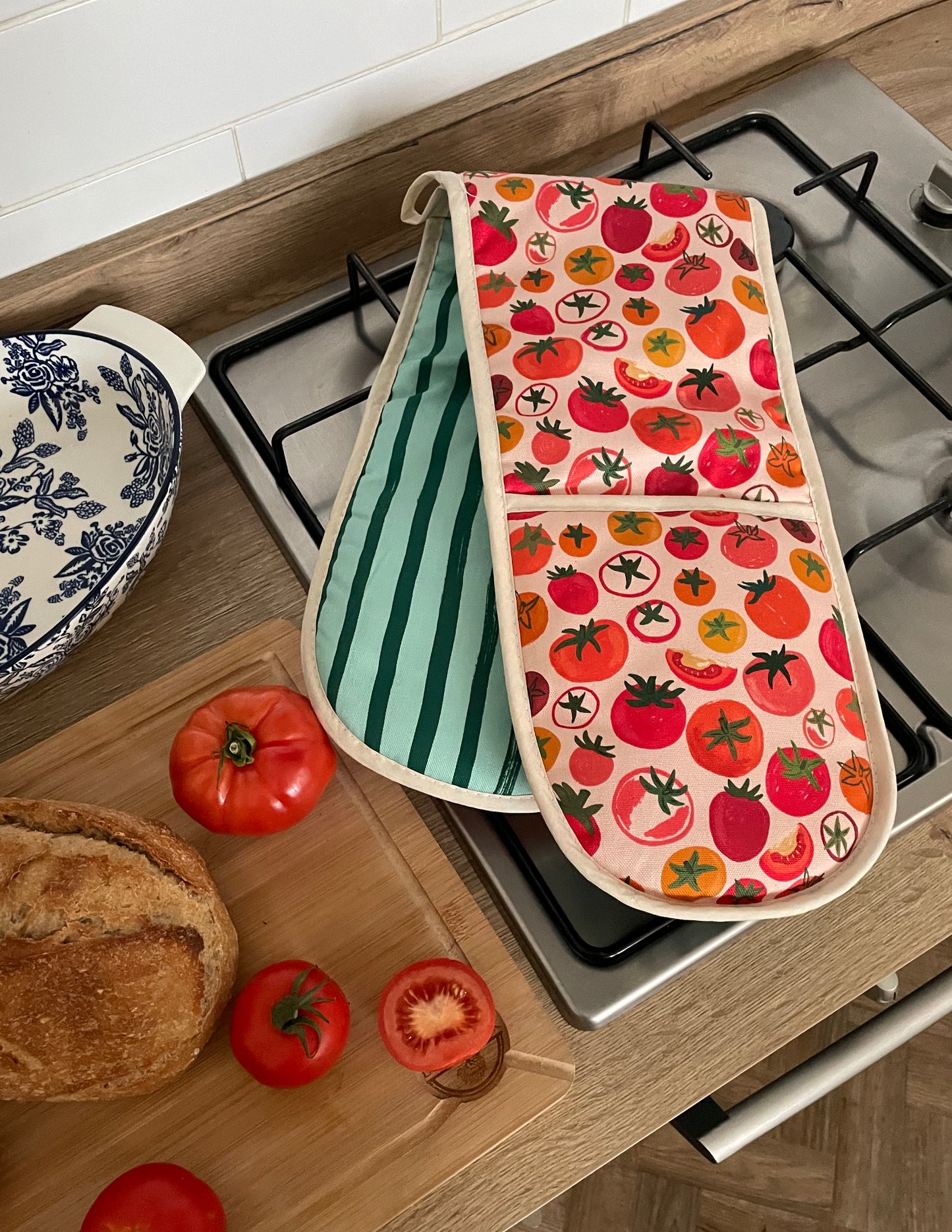 Pomodoro Tomatoes Organic Cotton oven gloves