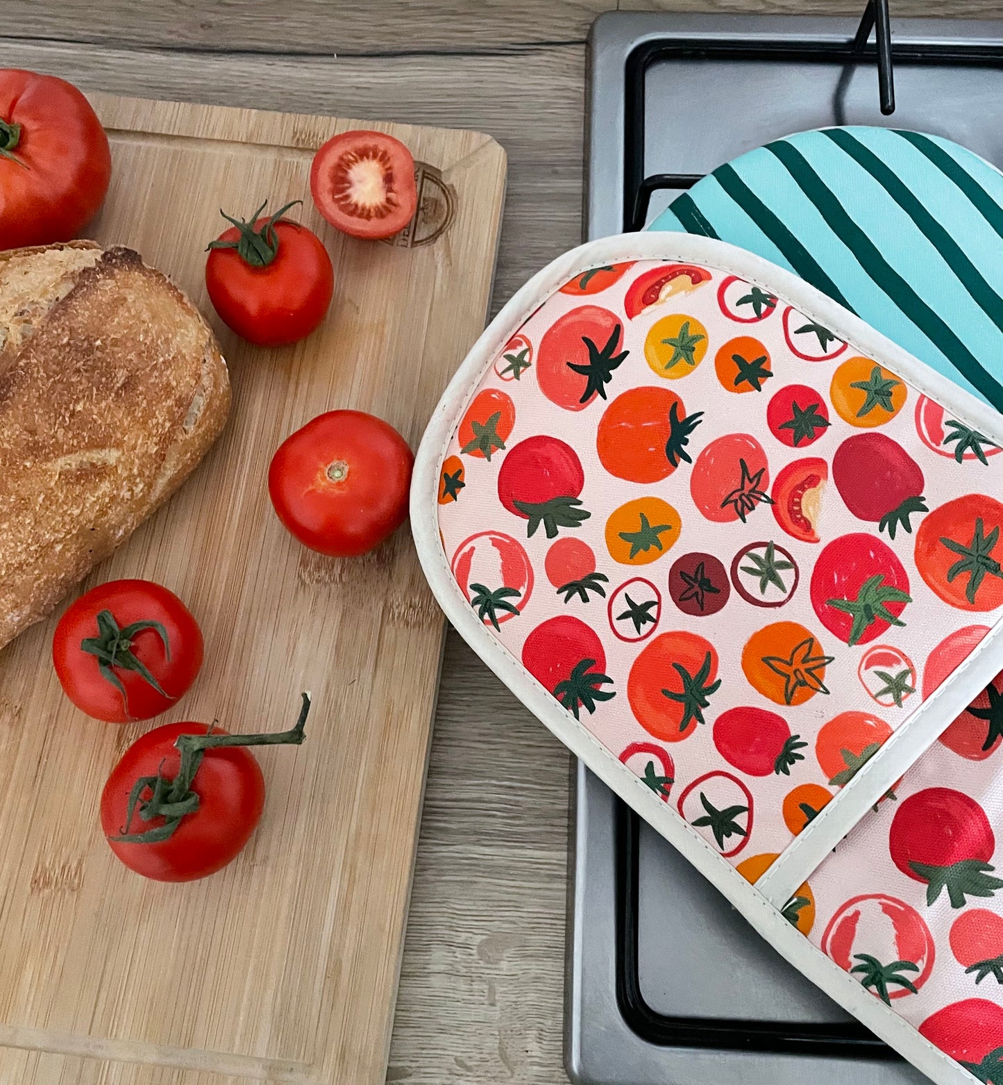 Pomodoro Tomatoes Organic Cotton oven gloves