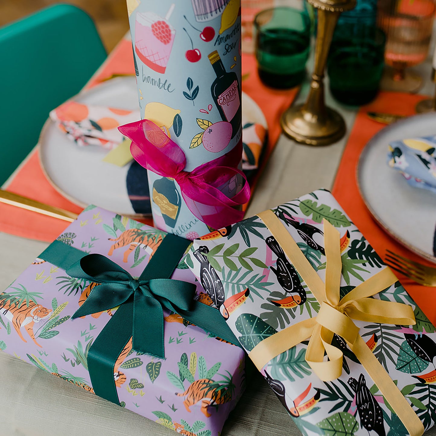 Jungle Tigers Wrapping Paper